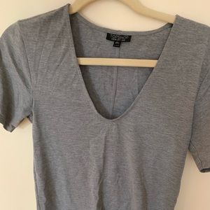 TOPSHOP GREY TEE